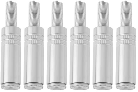 ECSiNG 6 Connettori Femmina Per Adattatore Audio Stereo Da 3,5 Mm Con Presa A Saldare Per Cuffie Fai Da Te