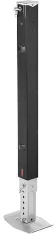 VEVOR Pata de Apoyo para Caravanas 179014 Soporte para Remolque 825 mm Carga de 2722 kg Repuesto Universal para Sistemas Lippert Venture, Atwood y Stromberg Carlson, con Pasador y Base, Negro