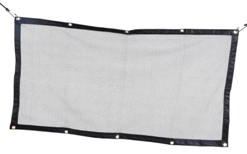 VALICLUD 115 X 62cm Haustier Sicherheitsnetz für Auto Elastisches Autozaunnetz aus Langlebigem Material Trennnetz für Hunde und Katzen Gepäcknetz Kofferraumschutz