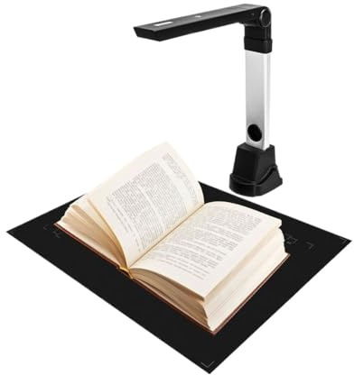 Buchscanner T101 Autofokus-Dokumentenscanner, max. A4- und A3-Format, mit intelligenter OCR-Funktion LED-Tischleuchte for Zuhause Büro(SD-3000NC)