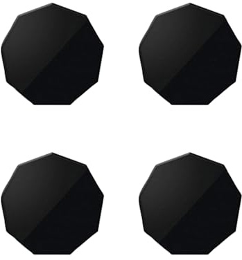 Tabanzhe 4 Pack Dash Cam Adhesive Metal Discs,Replacement Sticky Metal Plates for Magnetic Dash Cam Mount,Windshield Adhesive Pads Compatible with Garmin Dash Cam