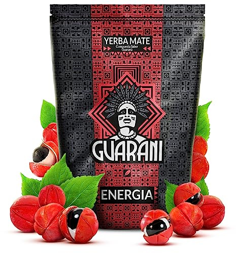 Guarani Energia 500g - Yerba mate de Paraguay, Fortement stimulante, Yerba mate avec à la guarana