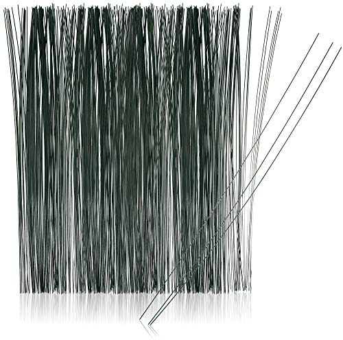 com-four® 500x Filo da Giardino Verde - Filo per Piante - Filo legante per Artigianato, modellistica e Fissaggio Piante - 300 x 0,8 mm (500 Pezzi - 300 x 0,8 mm)