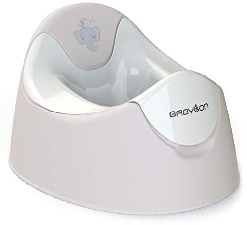 BABYLON Kinder Töpfchen Trio, Kinder Toiletten mit Herausnehmbarer Schüssel, Kinder Klo, Nachttopf für Kinder/WC Sitz Topf, Jungen/Mädchen Kindertöpfchen ab 1 Jahr, Baby Zubehör Grau