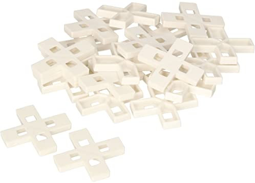 KOTARBAU® Crucetas para juntas 10 mm, 20 UNIDADES, Distanciadores de plástico, Espaciadores de baldosas para lechadas, Cruces para colocar azulejos, Clips