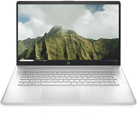 HP Laptop 17-cn2001sf PC Portable 17.3 FHD (Intel Core i3-1215U, RAM 8 Go, SSD 512 Go, AZERTY, Windows 11 Famille) Argent Naturel