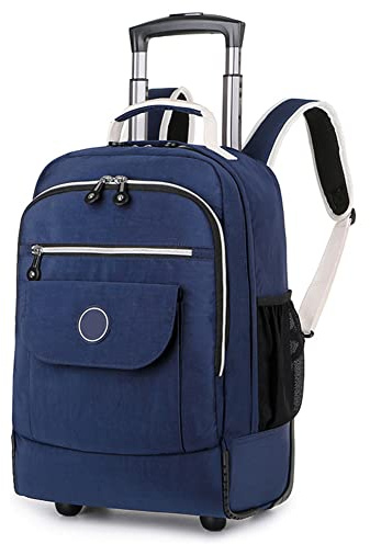 CONSIELI Trolley Rucksack mit Rollen Kinder Schulranzen Rucksäcke Multifunktionaler Schultrolley Schultaschen für Im Freien Reisen