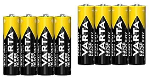 Varta Superlife AA batterijen. Zink-Carbon. per 60. (werkplaatsverpakking)