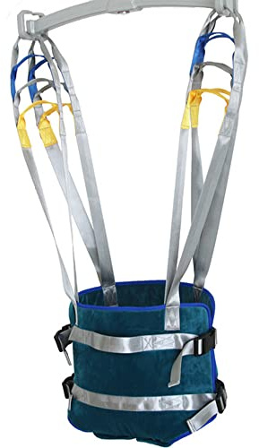 Standing Aids Full Body Transfer Belt Strap,Toileting Hoist Sling, Walking Standing Aids Full Body Transfer Belt Strap Divided Leg Full Body Leg Trainers Exercise Support,M