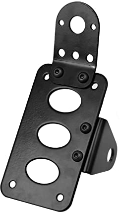 Motorrad-Kennzeichen Motorrad Seitenmontage Scooter Moped Lizenzhalter Nummernschild Rücklichthalterung Für Harley Sportsters Bobber Chopper