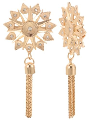 STOBOK 2stücke Taschenanhänger Zarten Strass-quasten Dekorative Kragen-accessoires für Handtaschen Schuhe und Kleidung