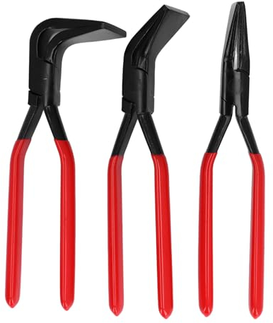 3-teiliges Handnahtwerkzeug-Set für Bleche, Gerade Backen 45° und 90° Metallbiegezangen-Set Gerade Zum Biegen und Abflachen von Blechen, Handnahtmaschine aus Kohlenstoffstahl
