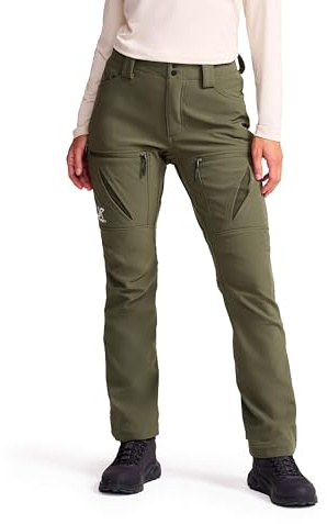 RevolutionRace Hiball Softshell Pants für Damen, Outdoor Hosen für Wandern