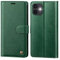 CASBST Handyhülle für iPhone 11 Hülle,Hochwertig Lederhülle Schutzhülle Klappbar mit Kartenfach Standfunktion Magnet für iPhone 11 Klapphülle Handytasche Flip Case für iPhone 11 Hülle Grün