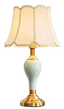 Faucet White Ceramic Bedside Lamps for Living Room, Bulbs Included,Modern Table Lamps for bedrooms Set of 1 (Color : dimmer) water-tap