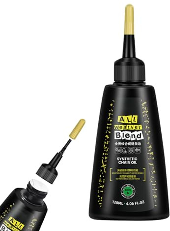 Olio sintetico per catena – 4,06 Fl.oz lubrificante per catena bicicletta, olio lubrificante per bicicletta, miscela multiuso per tutte stagioni, grasso per pedali per biciclette per ridurre