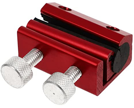 Ciieeo Graisseur de Câble à Double Tête pour Moto, Pince à Huile en Aluminium Rouge, Lubrification, Installation Simple, Léger