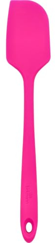 Birkmann, Teigschaber Electric Pink 6cm x 1,5cm x 30,5cm Silikon mit Metallkern hitzebeständig bis 230 Grad Celsius