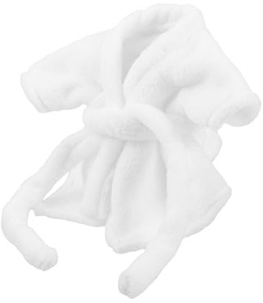 TOYZFRIENDY Plüschbären Bademantel Set für Puppen Stylische Kleidung für und Puppen Badewannen Accessoires für Puppenhaus Requisiten