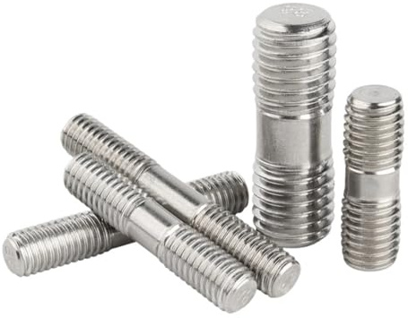 Varilla roscada de doble extremo de acero inoxidable 304 (M3 a M16), pernos sin cabeza, 1-5 piezas, duradera y versátil.(90mm M10 1pcs)
