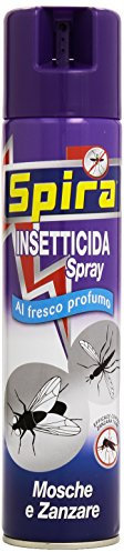 Spira Spray Mosche E Zanzare - 4 pezzi da 400 ml [1600 ml]