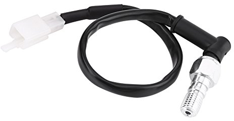 Interruttore luce pressione freno idraulico Interruttore del freno idraulico Motociclo Idraulico Freno Interruttore Luce Posteriore Interruttore Alluminio Nero