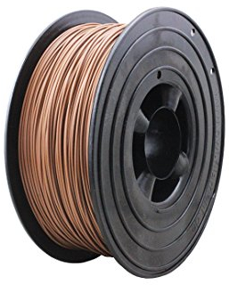 3D Filament 1kg B-Ware Filament Rolle in verschiedenen Farben Rot Gold Silber Grün Blau Braun Lila Violett Beige Transparent Gelb Orange Schwarz Weiß (Beige-Braun (B-Ware))