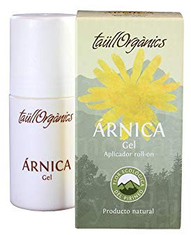 Taüll Orgànics - Gel de Árnica Eco 50ML | Roll on de Árnica Montana, 100% Ecológico, Antinflamatorio Natural, para Dolores y Molestias Musculares de Espalda, Cuello y piernas cansadas