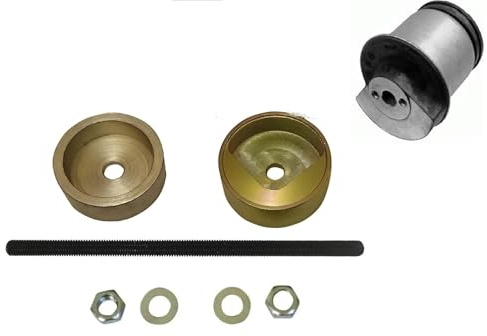 SET D'EXTRACTION ET D'INSERTION SILENT BLOC Outil Extracteur MONTAGE DEMONTAGE SILENT BLOC Essieu arriere PRESSE MECANIQUE Suspension bras de liaison KIT