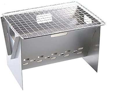 Gasgrill Mini Folding Edelstahl Outdoor Camping Portable BBQ Ofen Haushalt Küche Kochen Gadget Zubehör