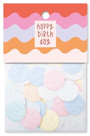 Grafik Werkstatt Blumenkonfetti | happy birthday, Blau