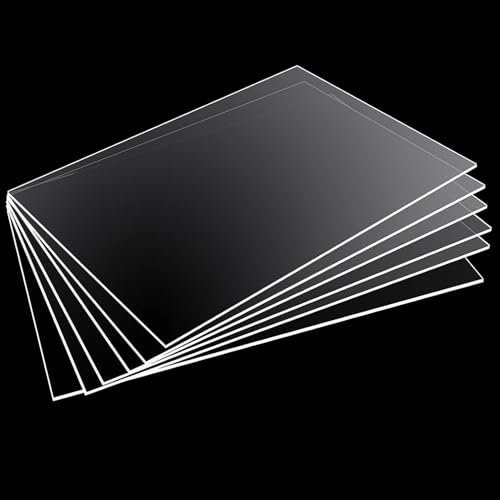 Polycarbonatplatten Durchsichtige Polycarbonat-Kunststoffplatte, durchsichtige Acrylplatte, UV-Schutz, regensicher, für Gewächshaus, Schuppen, Dach, Garage, Dachabdeckungen, Glasersatz, für Heimwerke
