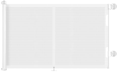 Griglia di protezione per scale estensibile senza foratura, 0-150 cm Porta retrattile e cancelletto per bambini e animali domestici, per griglia per scale, porte, corridoi