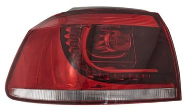 EDA PREMIUM auto Rückleuchte, Rücklicht, Heckleuchte Links 5K0945095K passend für VW GOLF VI 2009-2012, GTD, GTI, außen, ECE