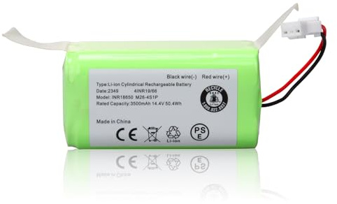 MXJFYY Batería de Repuesto de 14,4 V 3500 mAh para Ecovacs Deebot N79 N79S DN622, batería de Iones de Litio Compatible con Tesvor 500 Eufy RoboVac 11 11C, 11S MAX, 30, 30C MAX 12 15T 35C y Conga 990