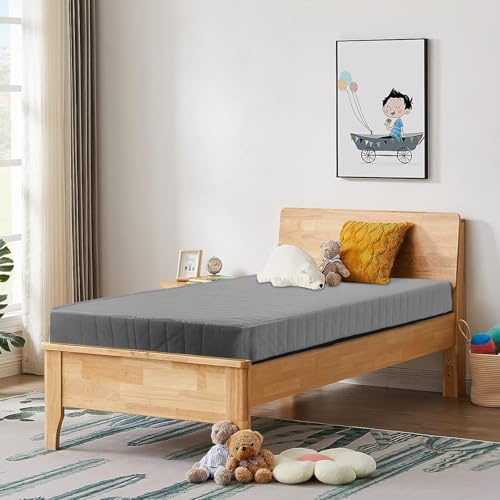 LAMB Matratze 90x200 cm 7-Zonen Taschenfederkernmatratze，Härtegrad H3, Orthopädische Federkernmatratzen mit Einer Höhe von 17 cm Ergonomischer
