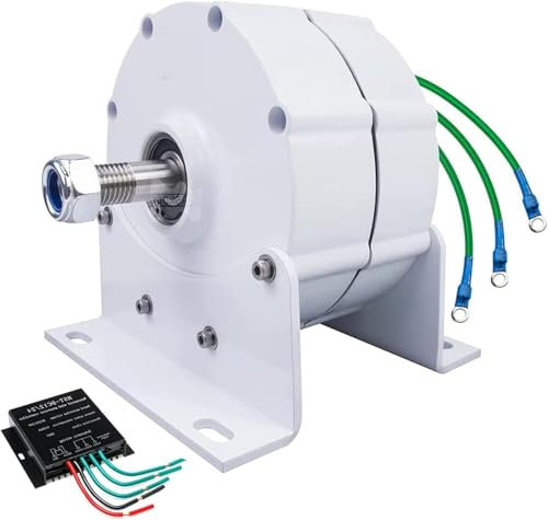 Alternador de CA de baja velocidad, Alternador de imán permanente trifásico, 10000W 12V 24V 48V 120V 220V, Alternador permanente de baja velocidad, Generador de imán permanente sin engranajes(220V,900