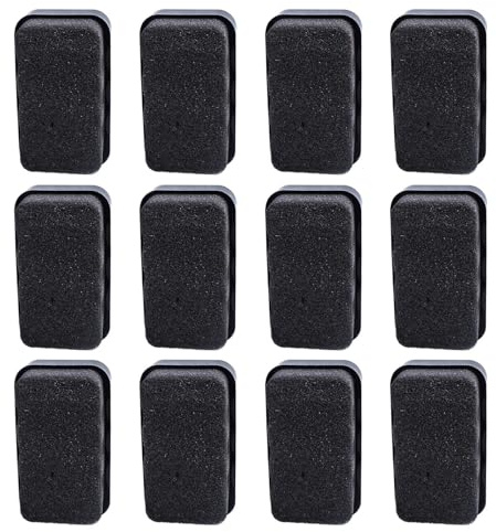 Godpqiui Grandes Éponges À Cirer Pour Chaussures Noir, 12 Grandes Éponges À Brillance Instantanée, Éponge À Chaussures, Éponge À Gomme Magique Pour Chaussures En Cuir, Bottes