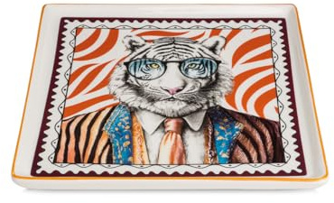 Egan Vassoio Human Essence Tigre Courage 19X19