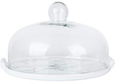 DKRAHRJJ Cake Stand, Dessert Server Fruit Salad Dome Cheese Platter Candy Display Serving Platter Dessert Plate/a/20 * 15Cm