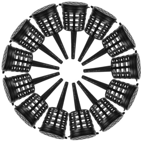 Yardwe 100 Cajas De Fertilizante Reutilizable Para Bonsái Flores Orquídeas Fácil De Usar Cesta De Plástico Para Jardinería