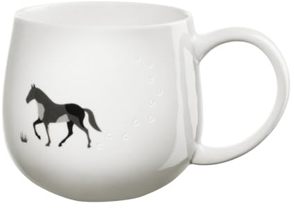 ASA magu Henkelbecher Horse weiß 0,4l