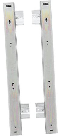 Angoily Supporto Per Tastiera in Acciaio Laminato Freddo Slitta Per Tastiera Scorrevole Resistente Da Ufficio Supporto Per Binario Da Scrivania