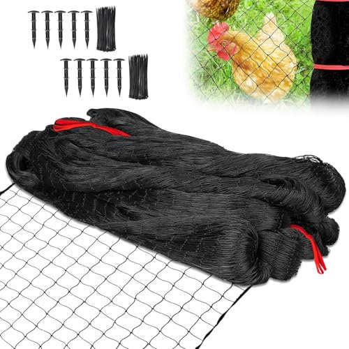 MOERAE Rete Anti Uccelli,per Giardino in Nylon 8x8m, Resistente e Antigraffio, Protezione Multiuso per Balconi, Orti, Frutteti e Pollai (Anti Piccioni, Aironi e Parassiti)