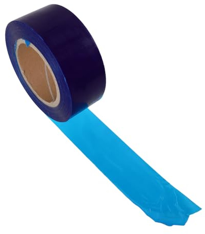 GLEAVI Nastro Protezione Cerchioni Auto PE Blu 1 Rotolo AntiGraffio | 18,9 Metri X 5 Cm, per Ruote e Mozzo, Adesione Forte, Finitura Moderna