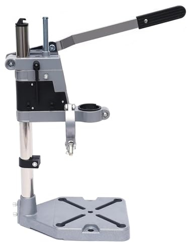 Trapano da banco Trapano a colonna Supporto for trapano a colonna con morsetto da banco regolabile, strumento di riparazione for trapano a mano(Double-hole Bracket)
