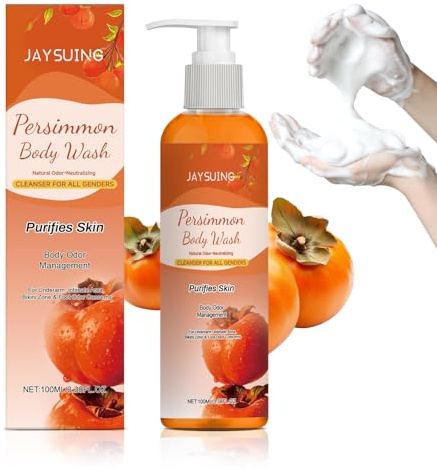 Gel de Ducha de Caqui,Para Olor Corporal,100 ml Lavado Corporal Caqui