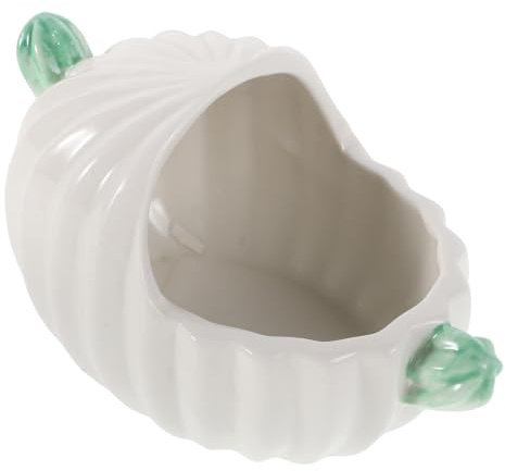 Kichvoe Hamster Sandbad aus Keramik Kaktusformige Badewanne für Kleintiere Schmutzabweisendes Material Badezimmerzubehör für Zwerg und Teddyhamster Einfache Reinigung