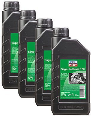 4 x Liqui Moly 1277 para cadena de sierra 100 Cadenas Motosierra aceite 1L