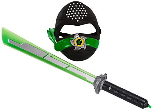 Simba 108042238 - Next Ninja Schwert und Maske mit Licht, Sound und Schussfunktion, 60cm, mit Textilband, ab 3 Jahre